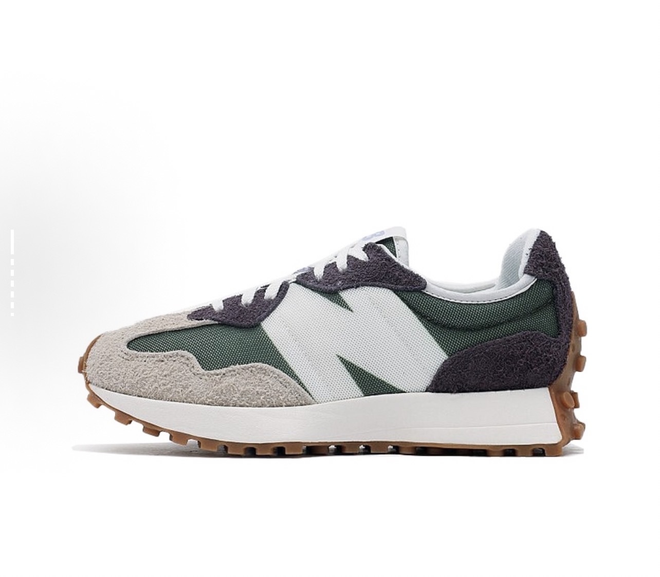 Putian Chunyuan nb327 Yuanzu gris negro samurai zapatos de hombre ligero de suela gruesa deportiva casual zapatos de mujer retro zapatos papá