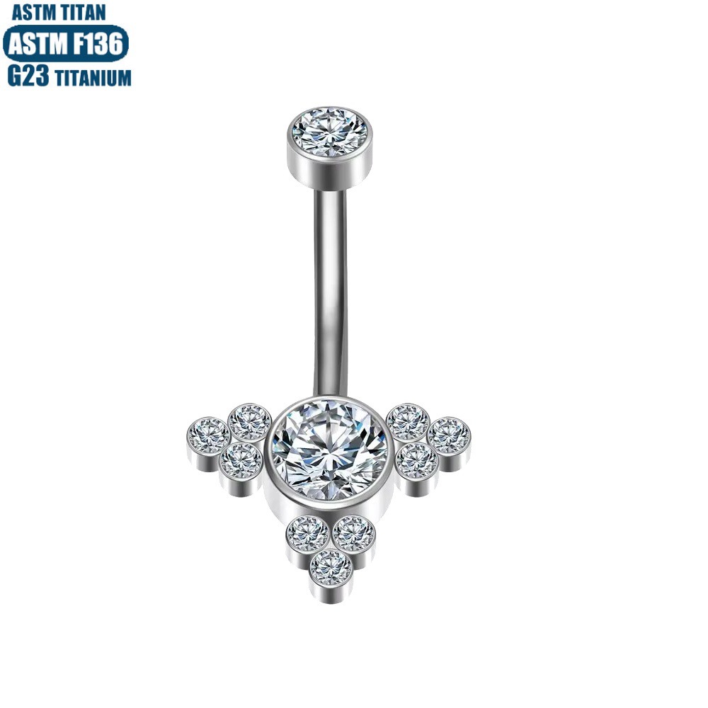 Silver pointed spike labret stud material detail