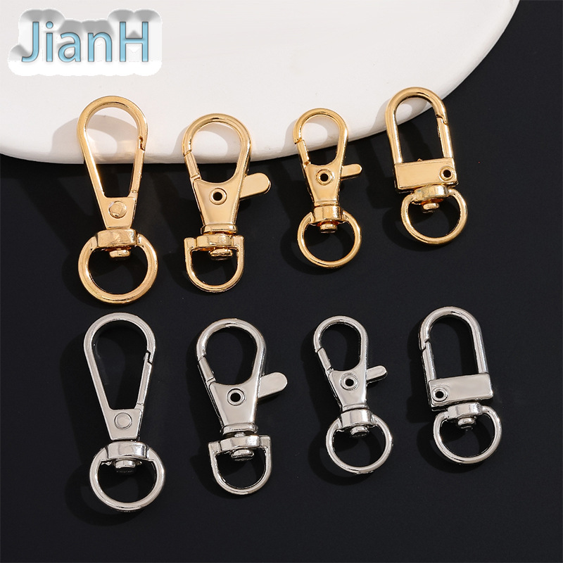 金属合金钥匙扣狗扣 钥匙圈旋转连接扣 门扣五金箱包DIY饰品配件