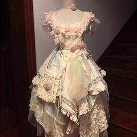 洛丽塔花神流浪少女JSK连衣裙重工花神意想 Lolita裙连衣公主裙