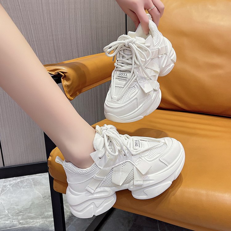Casual Running Shoes With Breathable Thick Sole For Men_voghion.com