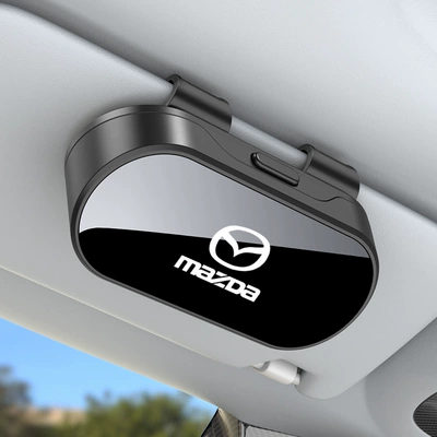 Car Glasses Clip/Bill Clip, Universal Sunglasses Storage Box - mazda