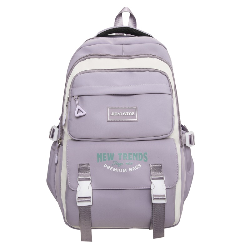 JIAYISTAR original mochila de hombro en venta caliente versátil para reducir la carga de la mochila de estudiantes de secundaria y secundaria, mochila de estudiantes universitarios