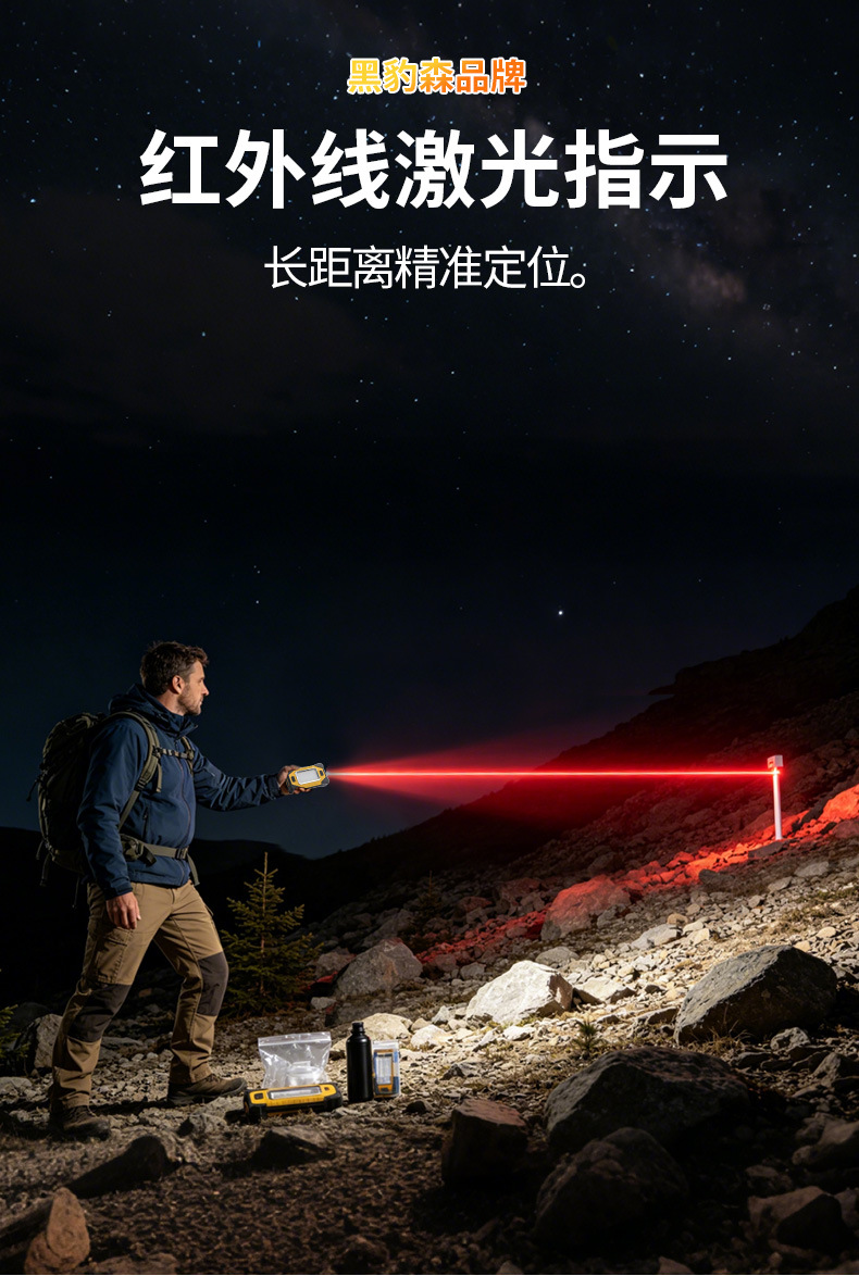 Dual Magnetic Inspection Work Light X609 for Outdoor Camping, Large Capacity, 200-Hour Battery Life, Emergency Tent Repair, Car Repair Y