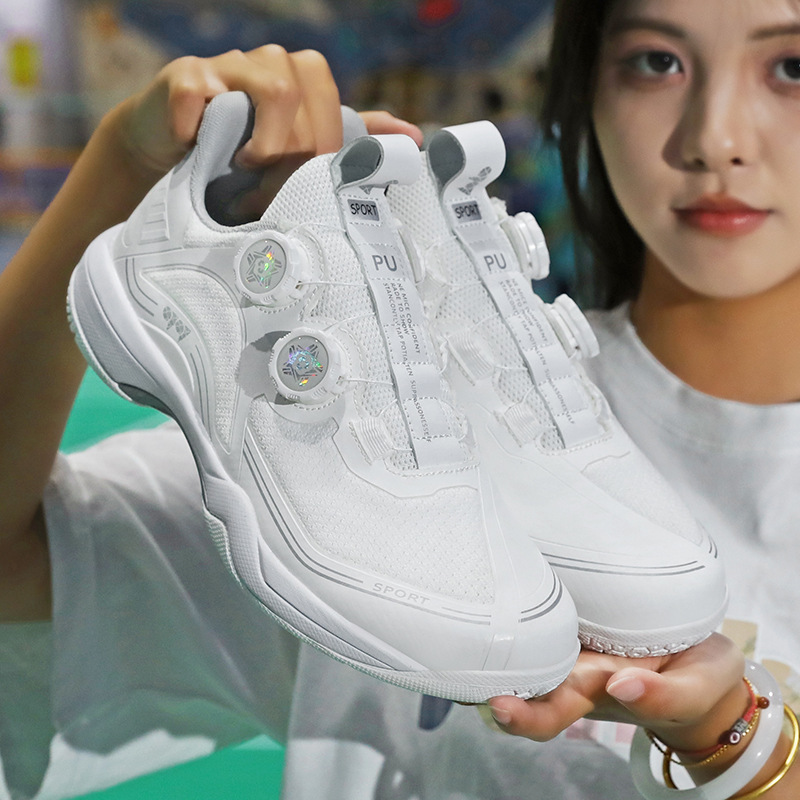 Badminton Shoes for Men and Women, Professional Competition and Training, Non-Slip, Ground-Hugging, Rotating Buckle, Shock-Absorbing Carbon Plate Sports Shoes Badminton Shoes for Men and Women, Professional Competition and Training, Non-Slip, Ground-Hugging, Rotating Buckle, Shock-Absorbing Carbon Plate Sports Shoes