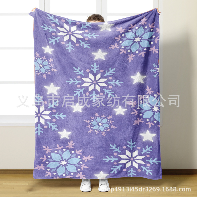 クロスボーダーホットセールクリスマスフランネルブランケット、ソファリクライニングチェアエアコンクリスマスギフトブランケットに最適|undefined