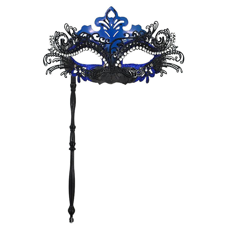 Ventas transfronterizas de metal con diamantes de cola de fiona desmontable varilla romana de mano máscara de mitad de cara juegos de cine y televisión props de interés