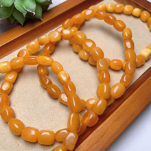 老蜡随型天然蜜蜡琥珀手链男通用女项链diy手串饰品配饰配件批发