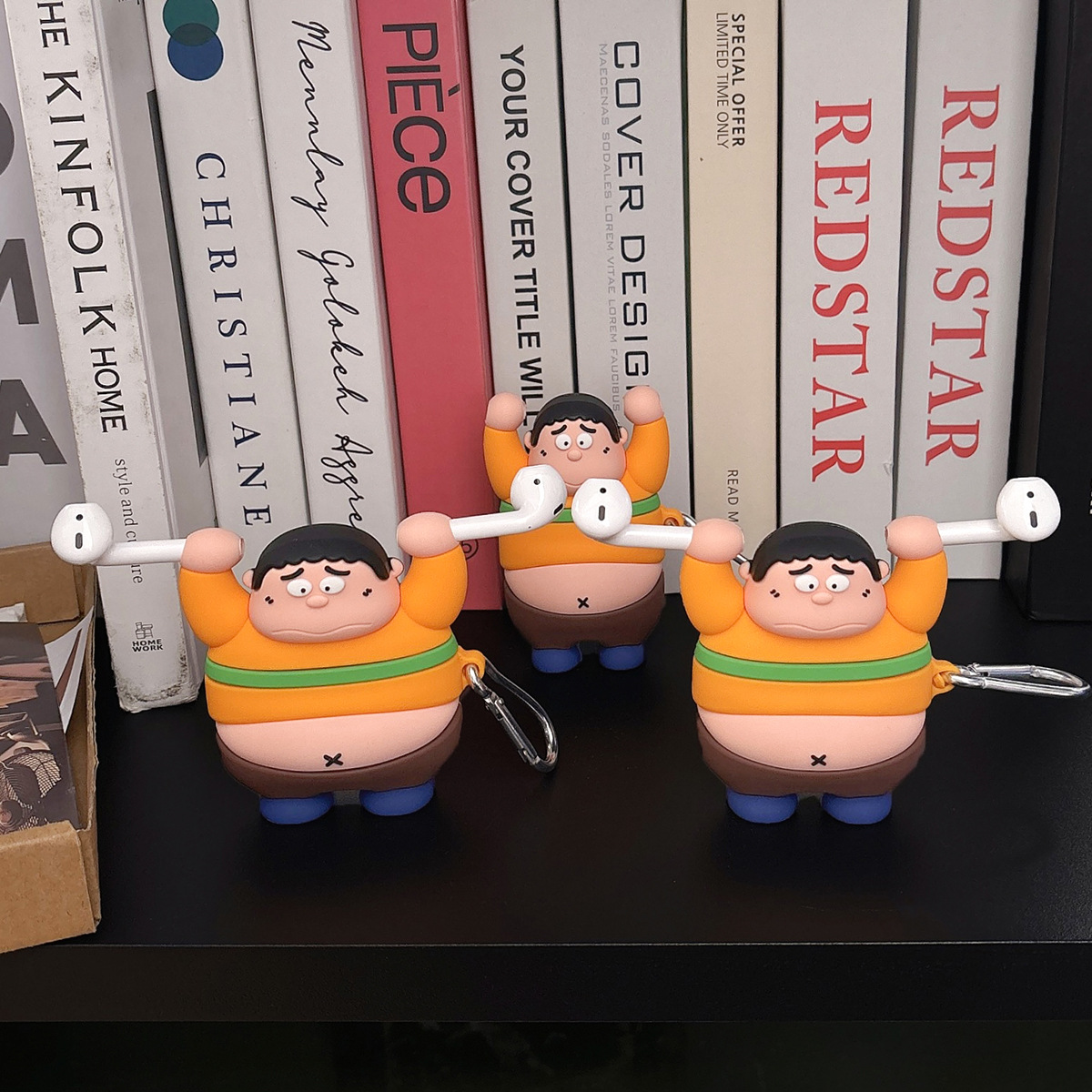 Lifting Fat Tiger Airpods Pro Apple 2 / 3 generación auriculares Bluetooth inalámbricos, cubierta de dibujos animados para perder peso