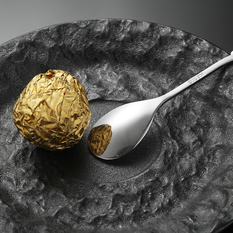 304 cucharas de café de acero inoxidable cucharas creativas de cuatro hojas cucharas de alas cucharas de pan de nido postre cucharas de amor cucharas de flores