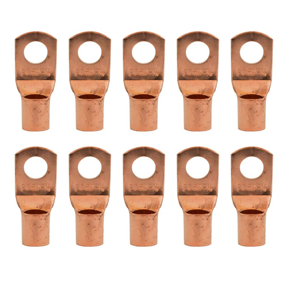 The Wires Zone 1 \/0 Gauge AWG Uninsulated Pure Copper Lugs R