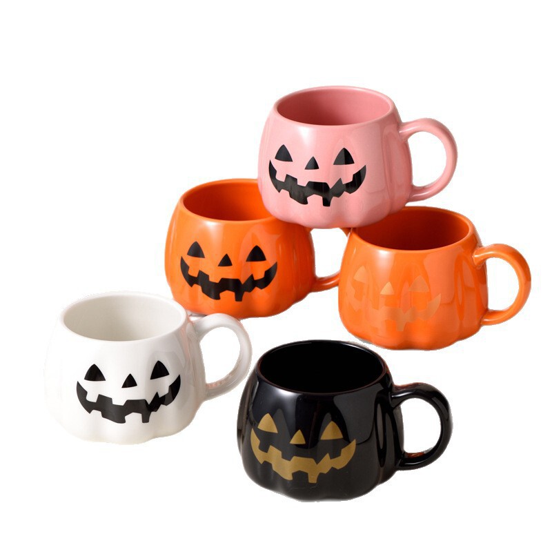 クロスボーダー新しいハロウィンカボチャカップクリエイティブマグレトロホリデーウォーターカップ実用的なカップカボチャカップ|undefined