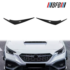 Suitable for 23-27 Subaru WRX dry carbon fiber headlight eyebrow covers WRX dry carbon front headlight LED eyebrow cover shell
