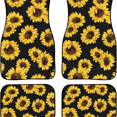 Avtomobil döşəmə paspasları — a generation of hair - car-floor-mats-13-3545-4868cm-two-pairs-of-a-total-of-four-pieces