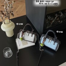 2026新款时尚潮流软皮手提包简约单肩斜挎包2252-3百搭洋气女包