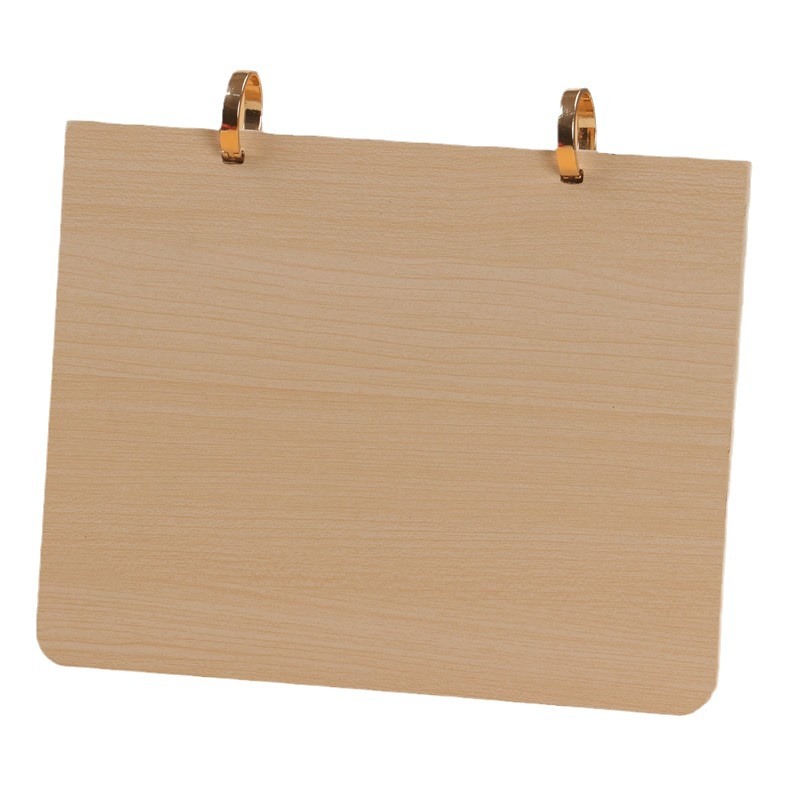 2024 nuevo calendario de escritorio de madera Escritorio de Oficina Creativa calendario base simple escritorio calendario soporte de exhibición