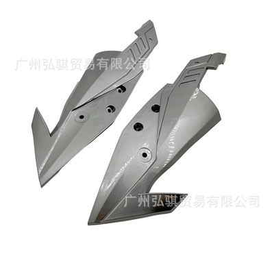 Motorcycle front windshield Windshield Modification, Bmw Windshield - silver-windshield-bracket
