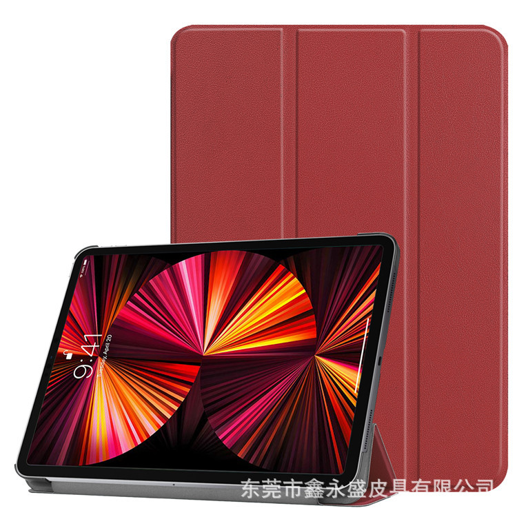 Adecuado para Lenovo Tab M10 plus X606F Funda de cuero plana M10 plus Custer Funda protectora triple