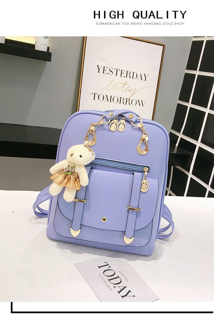 New style backpacks for women, fresh and cute student fashion and casual Korean-style women's bags, cross-border one-piece shipping worldwide undefined