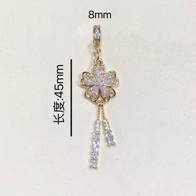 Color-Retention 14K Gold-Plated Crystal: Zərgərlik ara hissələri