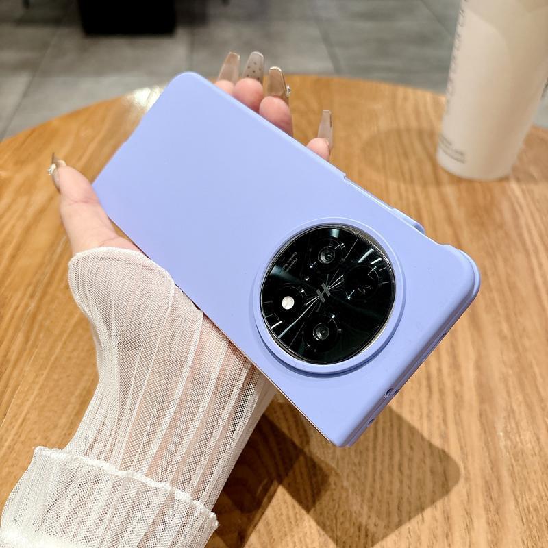 OPPOFindN5 携帯電話ケースに適した新しい折りたたみスクリーンハイエンド液体シリコーンフリップカバー落下防止保護カバー女性用|undefined
