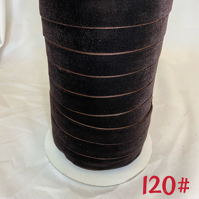 Cintas de flojo para el cabello, cinta de tejido, ropa, accesorios de ropa, cinta de terciopelo de color, accesorios de joyería DIY multi-especificaciones