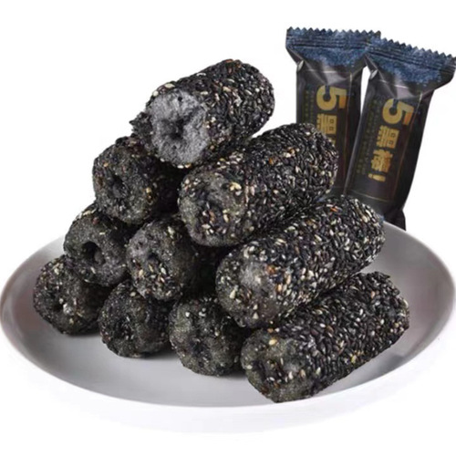 Wholesale Snack Factory Black Sesame Bar Meal Replacement Filling Snack Food Multi-Grain Coarse Grain Sesame Rice Fruit Bar