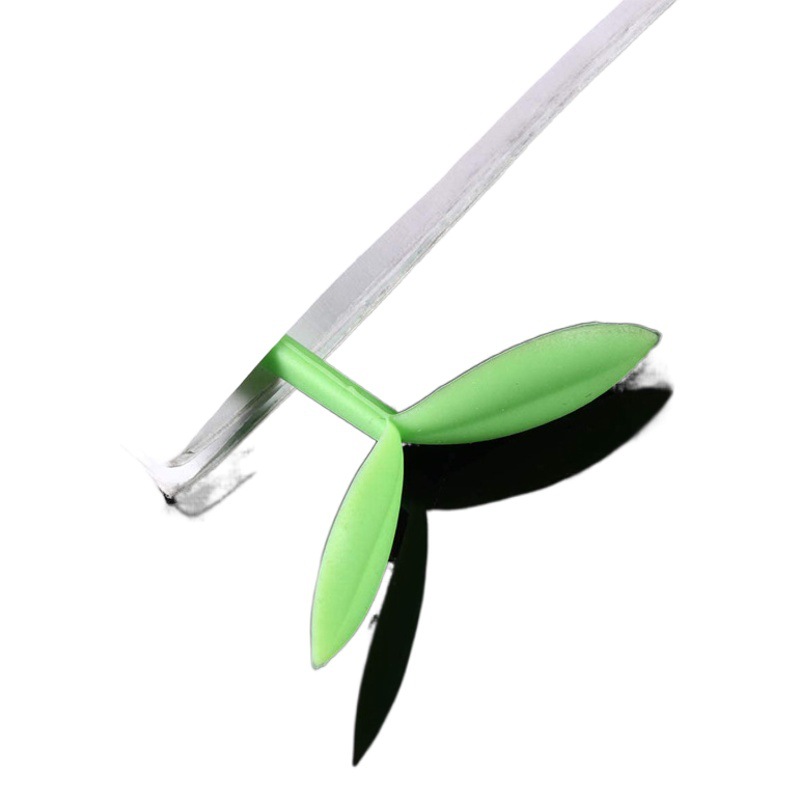 Tierna Bud bookmark diversión creativa Linda hoja fresca forma bookmark dibujos animados página de lectura clip papelería de oficina