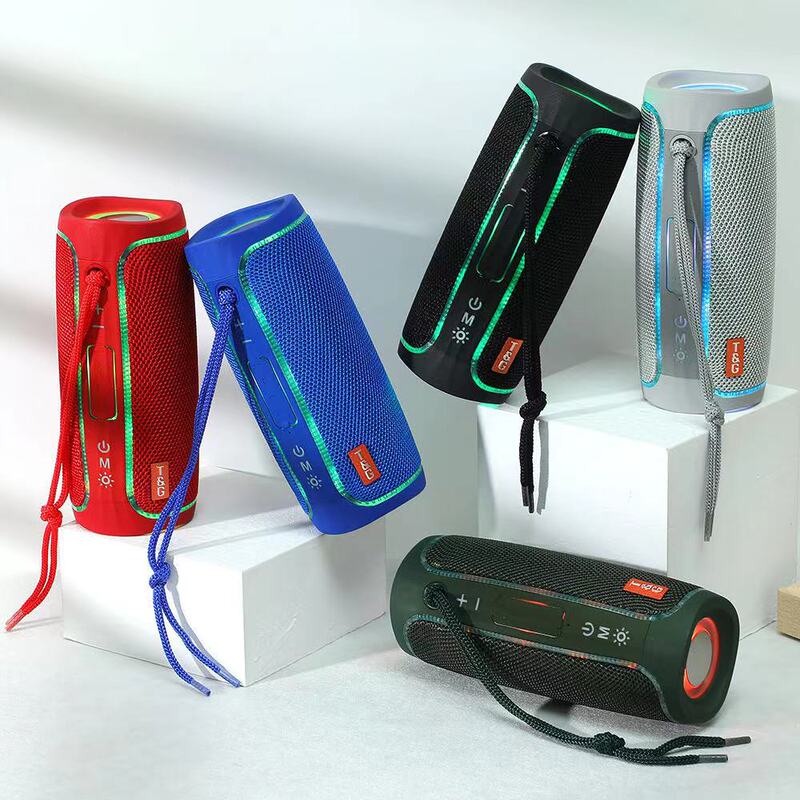 TG288 portable Bluetooth speaker outdoor portable subwoofer card radio FLIP5 gift atmosphere light