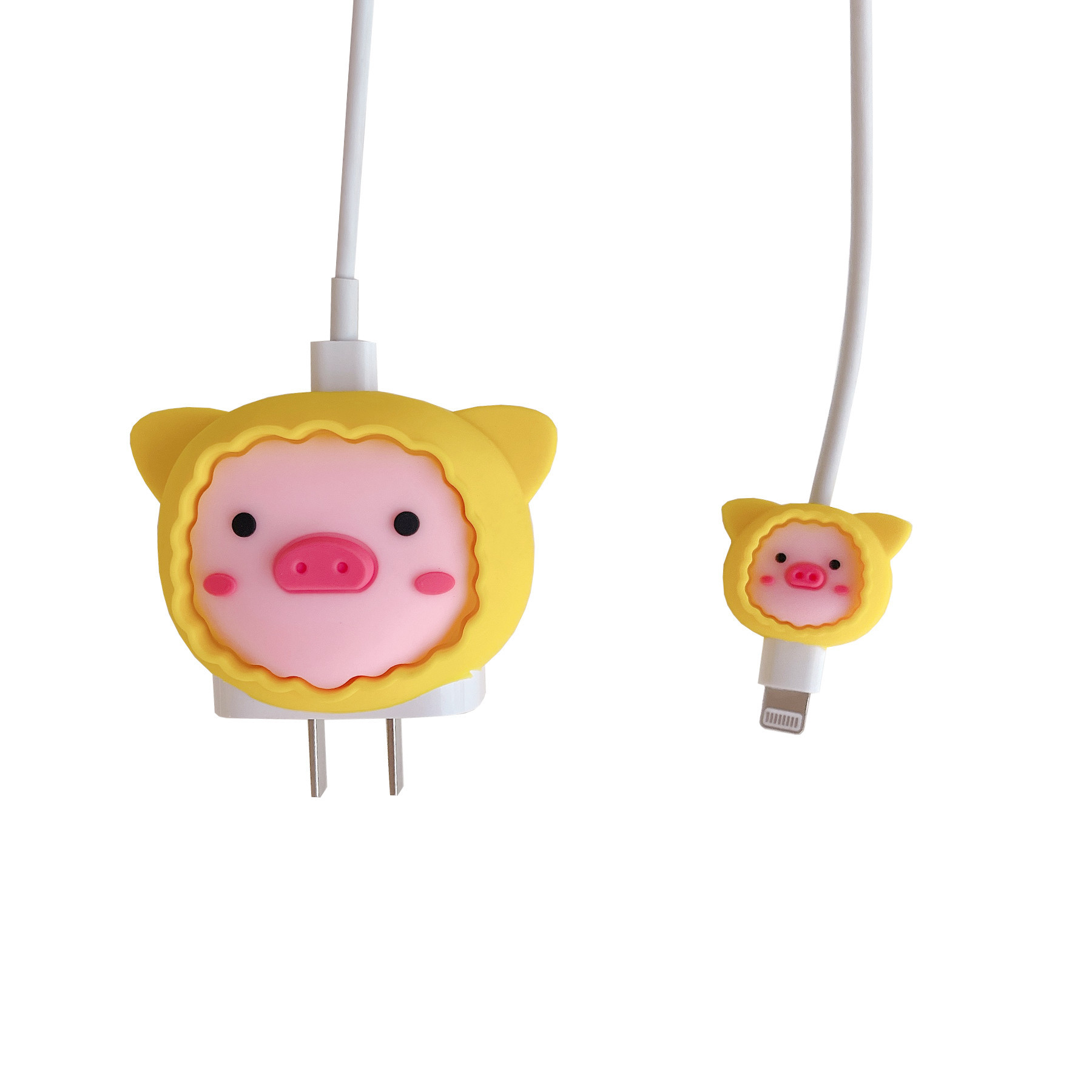Apple, iPhone 20 charging, protective case, cartoon plug, new collection, 20W, 18W