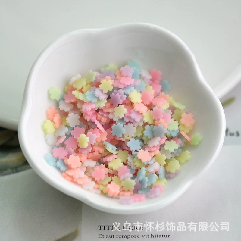 Cream ceramics, slime, accessory, with snowflakes, handmade