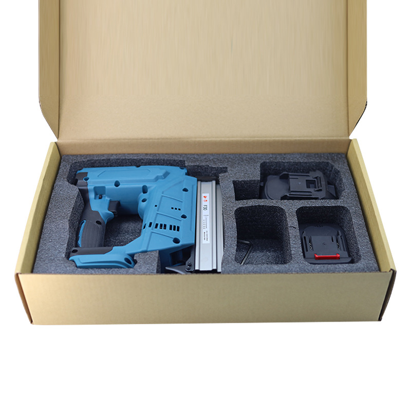 Pistola de uñas de aire eléctrica de litio sin escobillas decoración de la madera traje de pistola de uñas de litio eléctrica F30 de batería de litio inalámbrica pistola de uñas recta