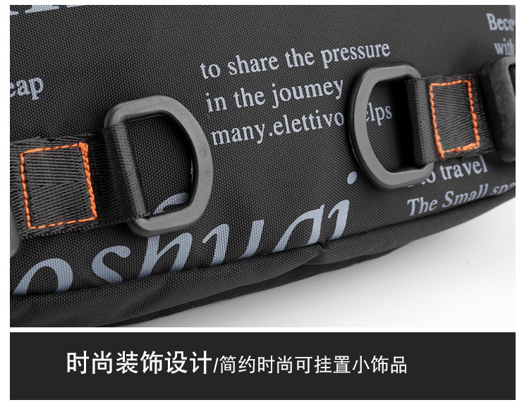 This men's waist bag is a small, lightweight, Instags-style Korean-style chest bag, a versatile and fashionable hip-hop single-shoulder crossbody small bag undefined