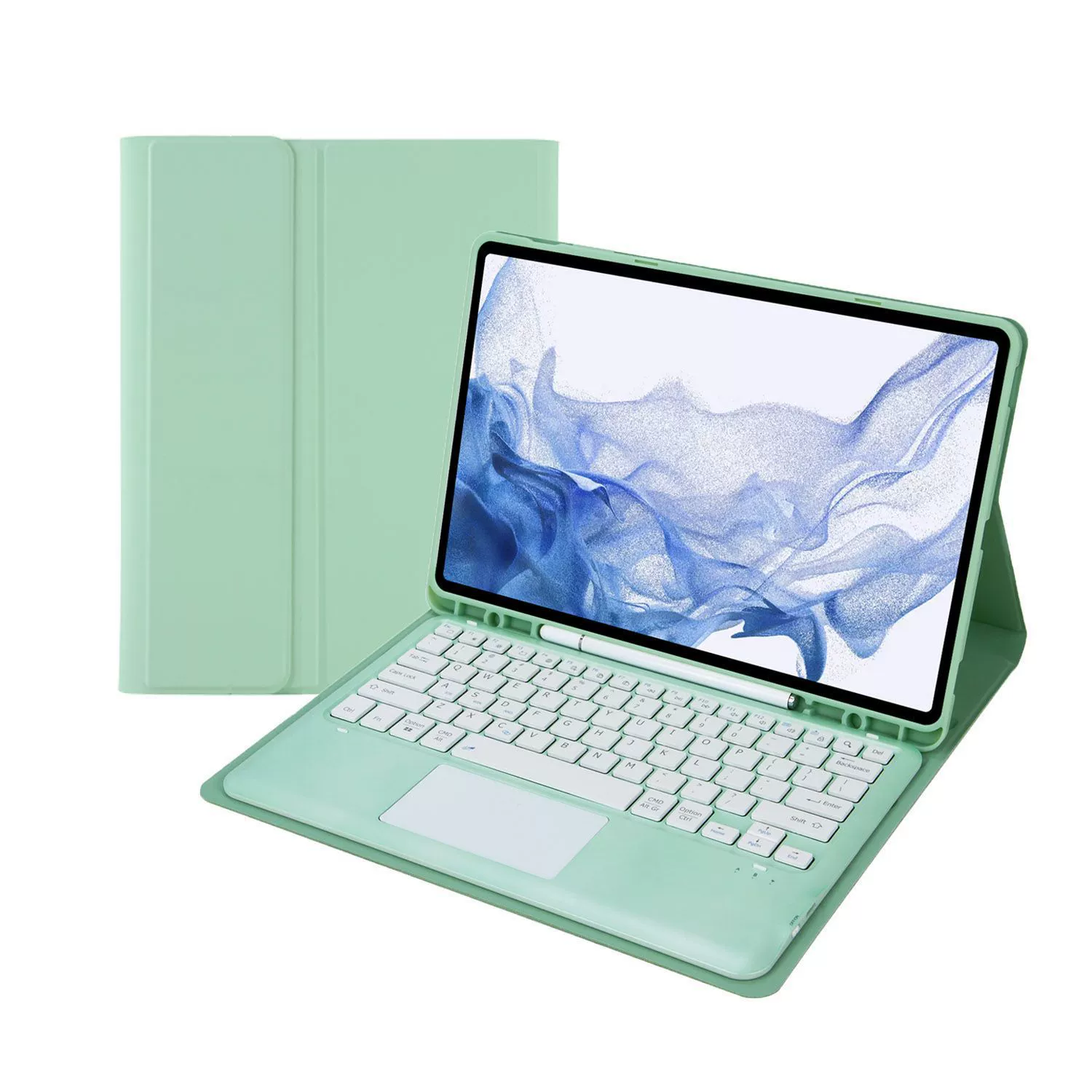 Клавиатура совместимая с Samsung, защитный чехол, S10, 10plus, bluetooth, T970, S7
