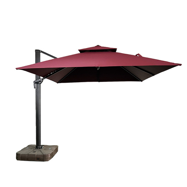Sombrillas para exteriores, patios de villas, jardines, ocio, balcones de casa, protección solar e impermeabilización, cafeterías, venta al por mayor de sombrillas romanas