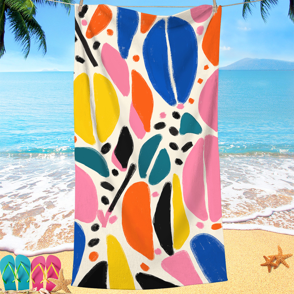 Toalla de playa con estampado de cocotero, especialmente para 240g de microfibra de comercio exterior, toalla de baño de playa de natación