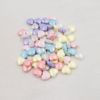 Wholesale jewelry accessories color straight -hole cutting beads and colorful moonlight imitation porcelain beads cut peach heart pearl accessories