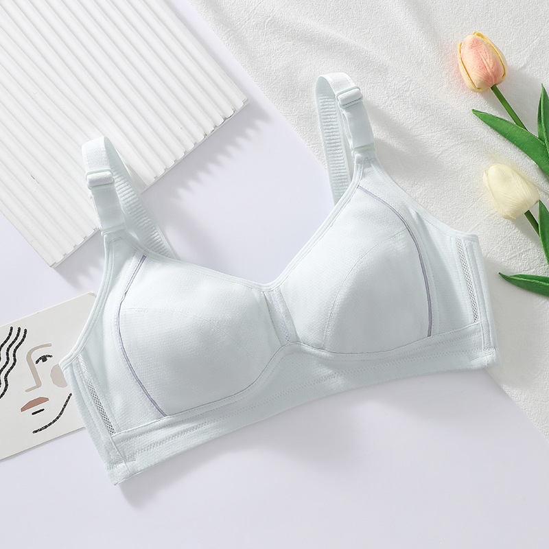 Sujetador de chica estudiante de secundaria estudiante adolescente ropa interior deportiva a prueba de golpes chaleco ropa interior de desarrollo