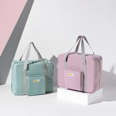 Large capacity luggage wholesale luggage bag men's Oxford cloth fitness bag women's portable lightweight foldable travel bag