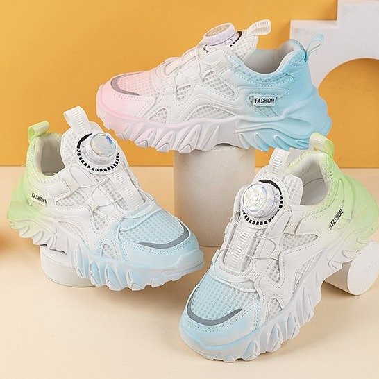 Autumn children's two-tone sneakers