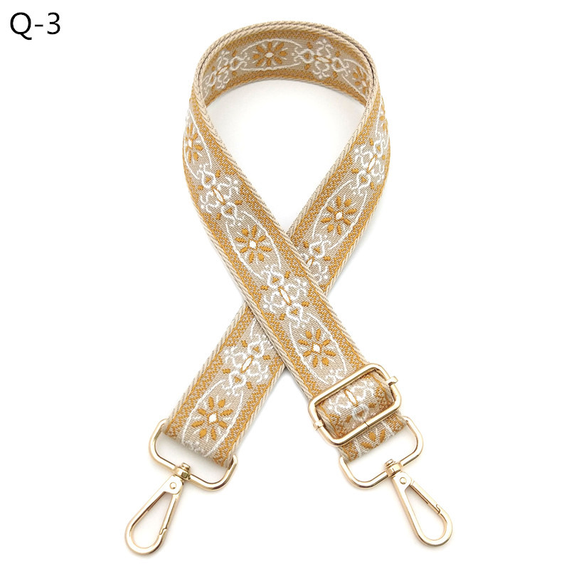 82g Weight Bag Strap Bag Accessories Type Spring Ring Trigger Clasp Closure Clasp Closure Type 1 Piece Quantity Casual, Daily Occasion Polyester Material Geometric Pattern Elegant, Ethnic Style Style 1 Piece Polyester Geometric Spring Ring Trigger Clasp Closure Bag Strap 6