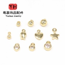 14k����ɫ���ĵ��� ΢�diy�Ʒ��� ���ˮ��β朒��С����