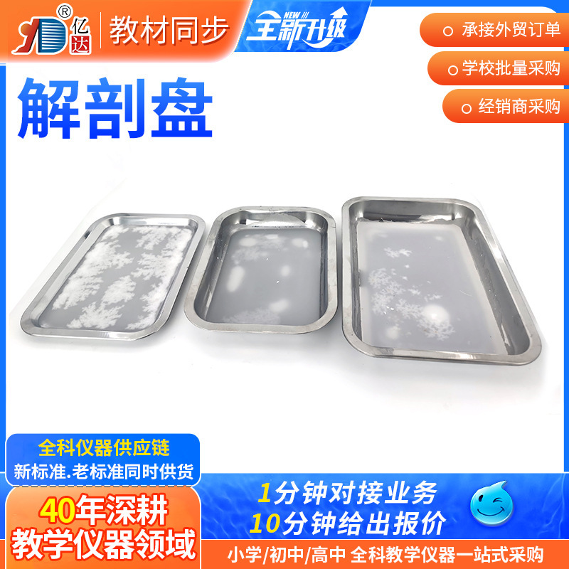 Junior High School Biological Experimental Equipment Teaching Instrument Stainless Steel Anatomy Plate, Anatomy Wax Plate, Wax Plate, Biological