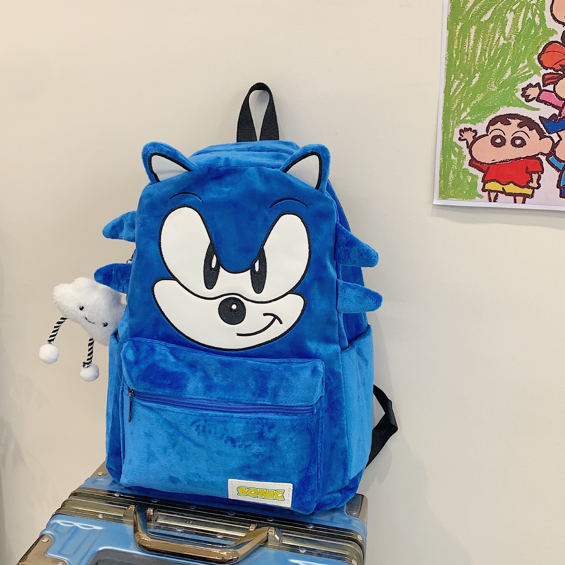 Muñecas de dibujos animados extrañas y extrañas bolsas lindas chicas 2024 nueva animación viaje bolsas de peluche mochila