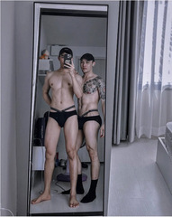 【買家秀系列】男士雙丁內褲實拍圖時尚性感潮流情趣內褲OR6251