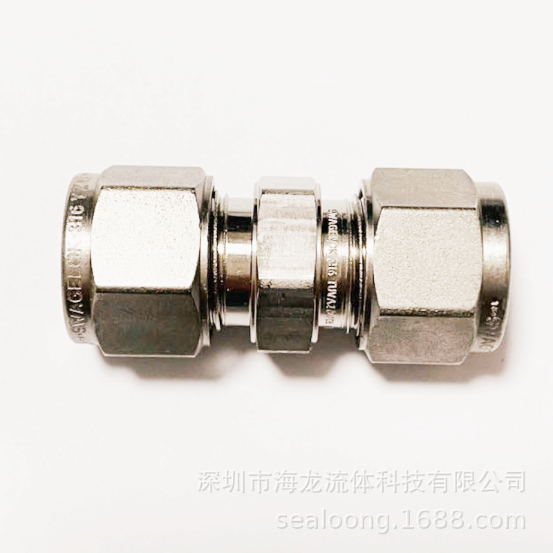 SS-10M0-6  Swelok不锈钢直通卡套接头