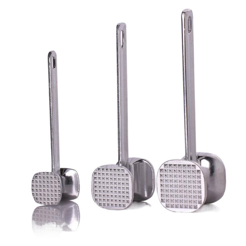 Meat Hammer Steak Hammer Tenderizer Needle Zinc Alloy Stainless Steel Pounding Chicken Breast Pork Chop German Knockout Meat Hammer Tool