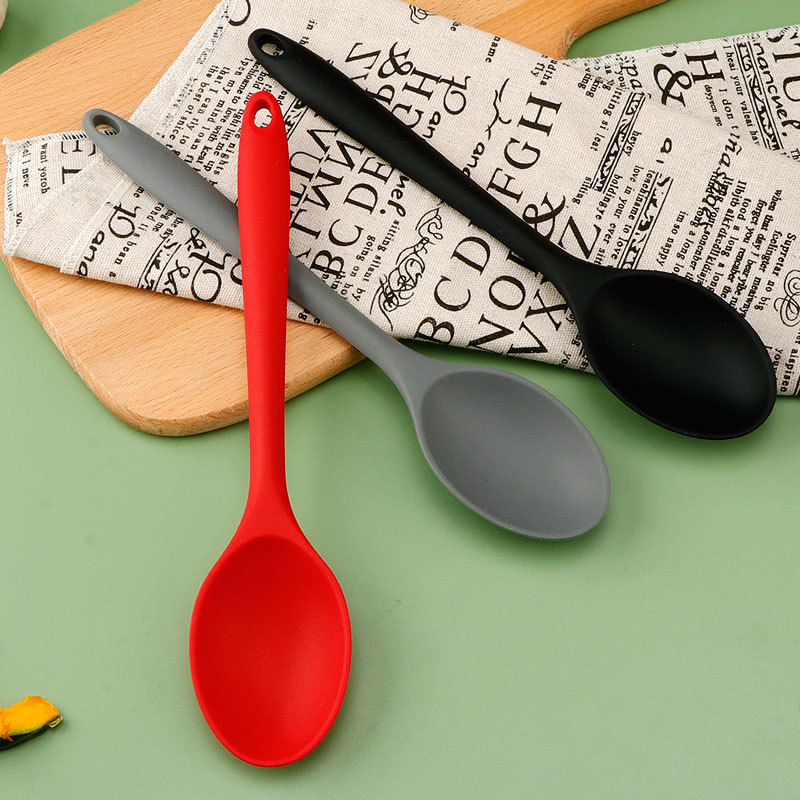 Large spatula to stir and mix silicone soup spoon soup shell soft…