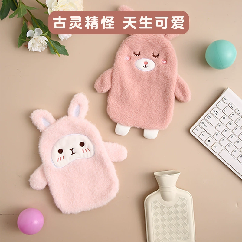 Detachable explosion-proof water container, plush cartoon hand warmer
