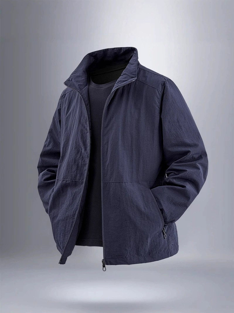 Men’s autumn jacket, quick‑dry, universal relaxed fit, plus sizes